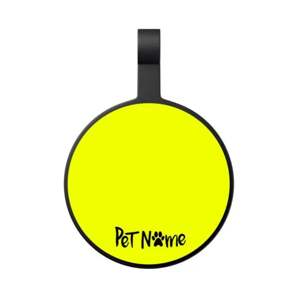 Tag Círculo M Amarelo