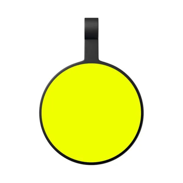 Tag Círculo M Amarelo