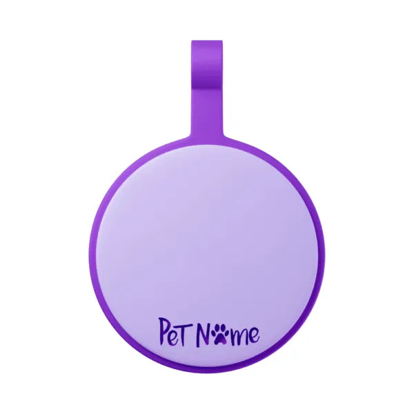 Tag Círculo M Candy Purple