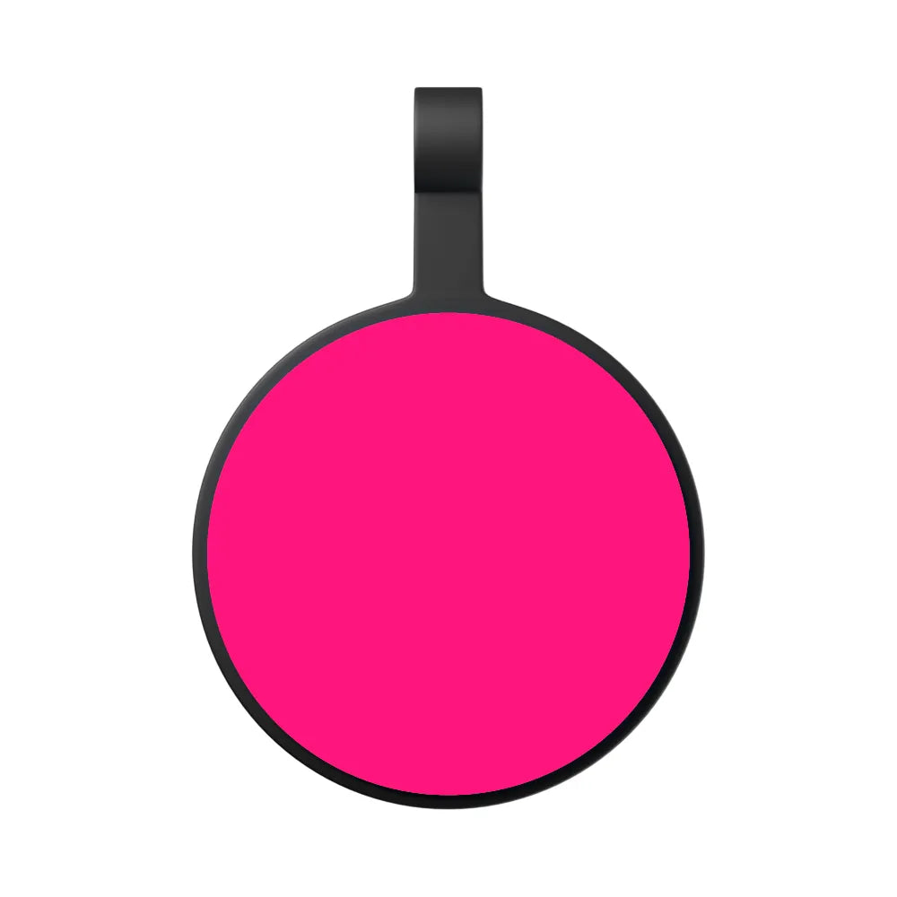 Tag Círculo M Rosa