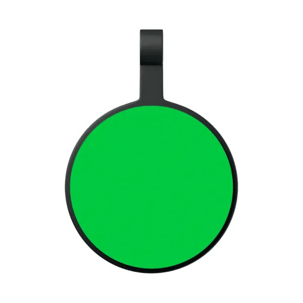 Tag Círculo M Verde Limão