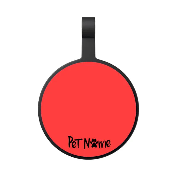 Tag Círculo M Vermelho