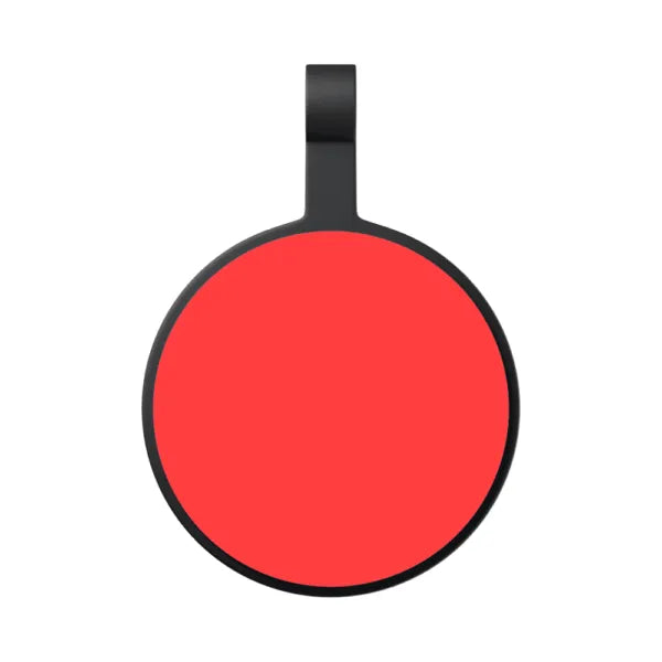 Tag Círculo M Vermelho