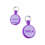Tag Círculo Mini Candy Purple
