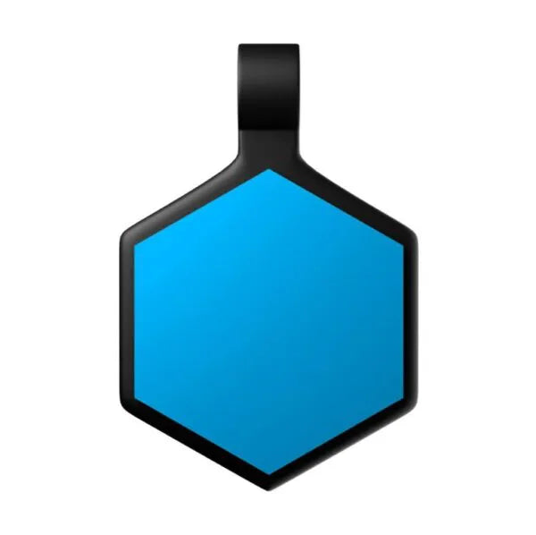 Tag Hexágono Azul
