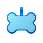 Tag Osso Candy Blue