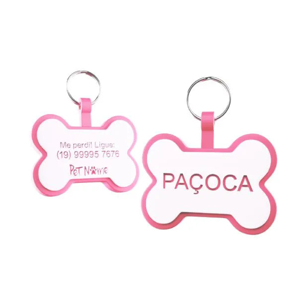 Tag Osso Pink Glow